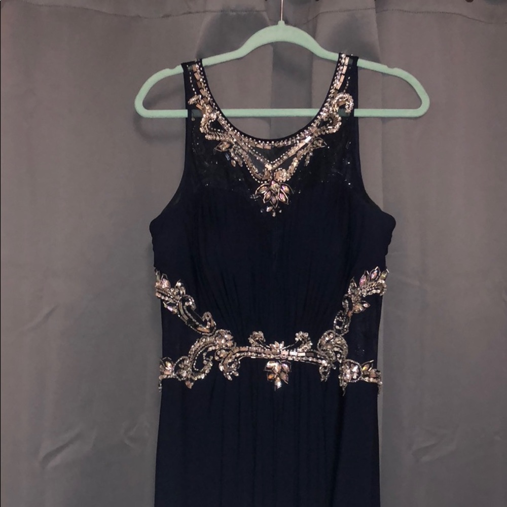 Navy Blue Prom Dress from Lord and Taylor